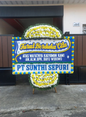 Papan Bunga Duka di Mencirim